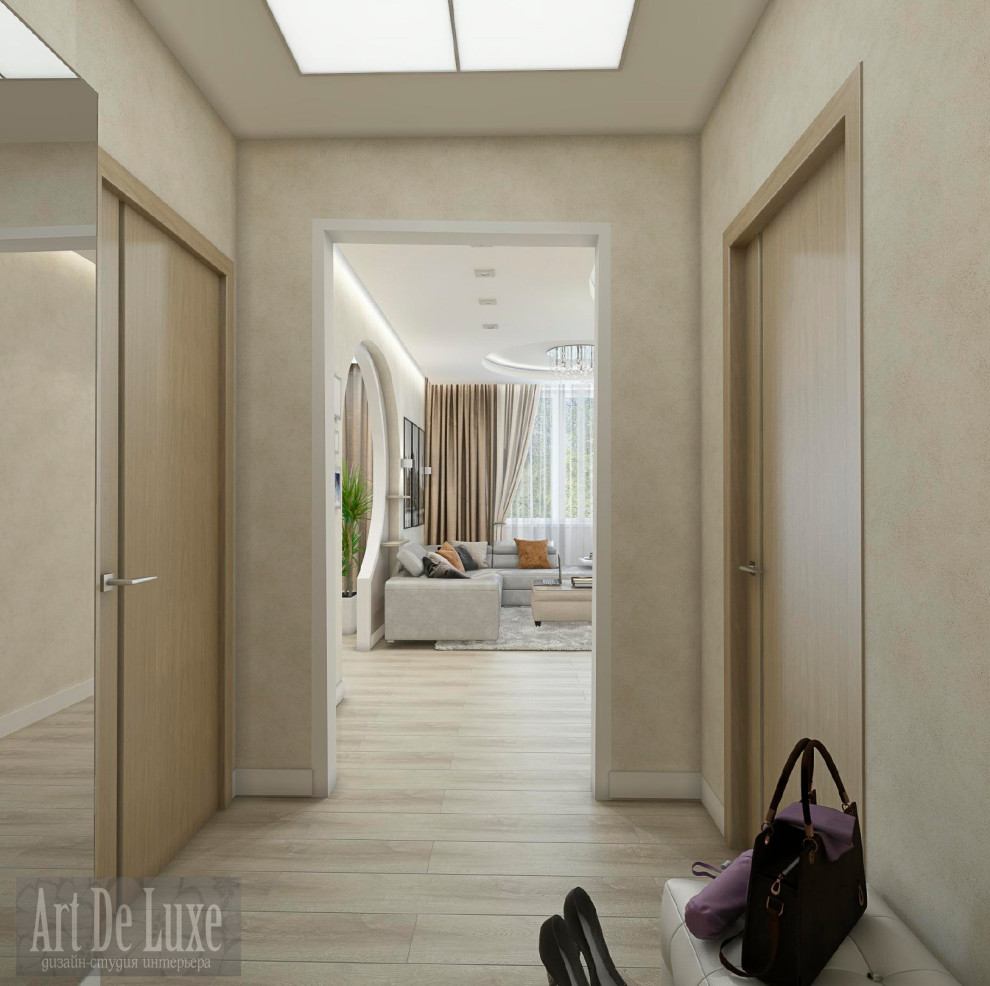 Обложка проекта: "Из однушки в двушку", Запольная 60, гостиная