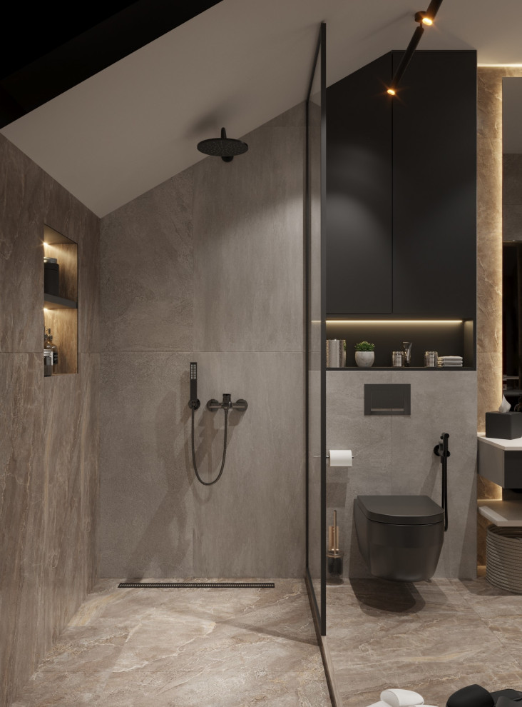 Ванная комната в коттедже