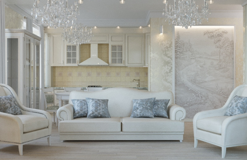 Проект квартиры  в Выхино в  стиле неоклассика