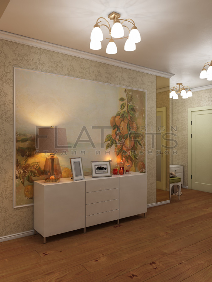 Дизайн 4х-квартиры 115кв.м.  в стиле фьюжн