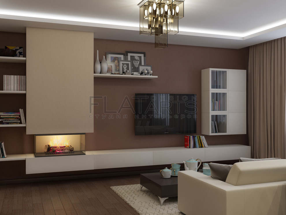 Дизайн 3-ной квартиры 97кв.м. в современном стиле