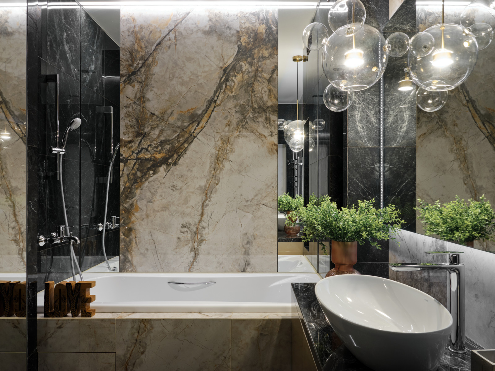 Квартира 90 м2 в современном стиле