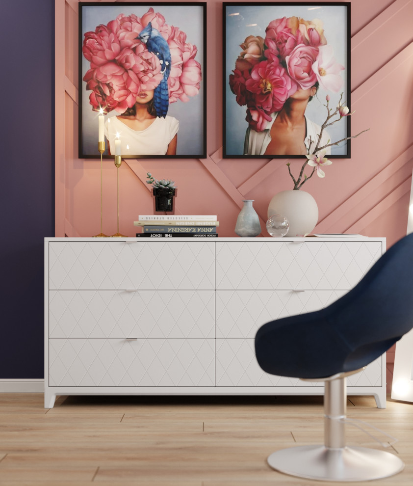 Спальня и рабочий кабинет для мастера красоты