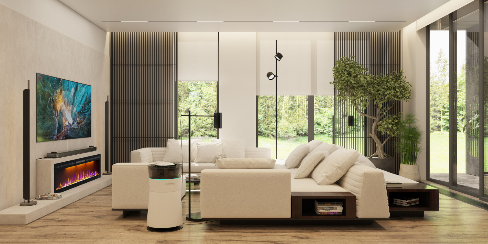 Современная гостиная комната