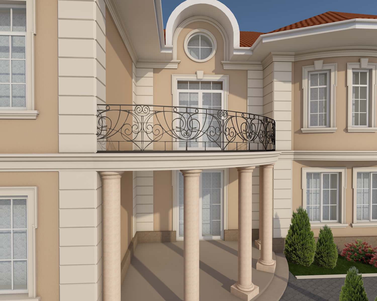 Дизайн фасадов загородных домов