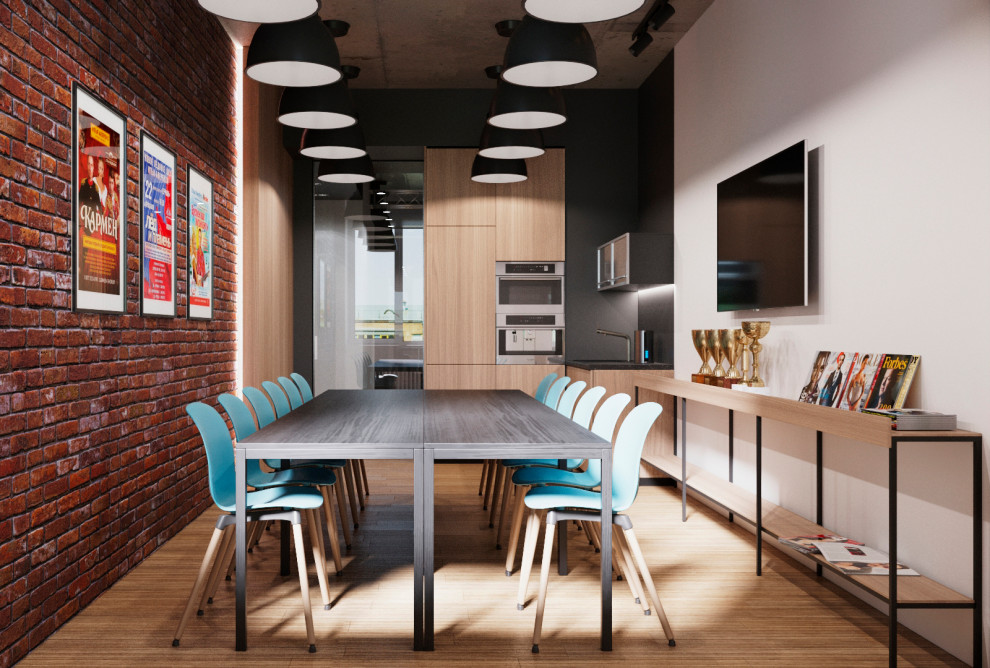 Дизайн интерьера офиса Продюсерской компании "Илья Авербух" в Лужниках.