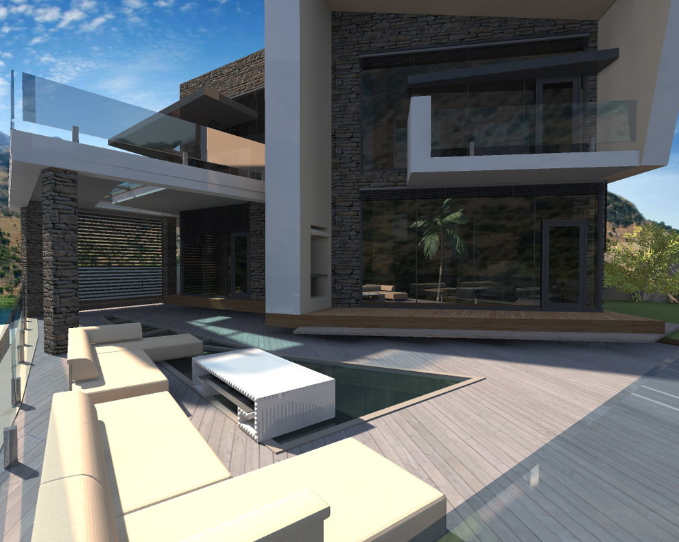 Вилла с бассейном в Новороссийске