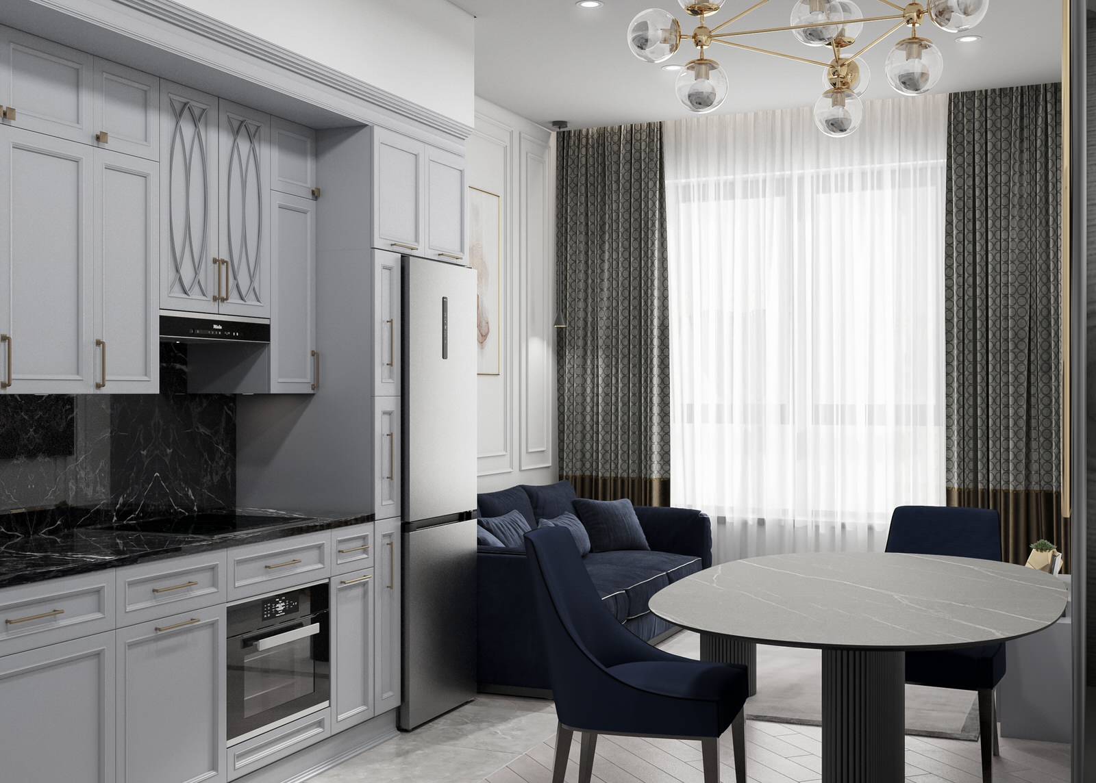 Дизайн квартиры 68 м2