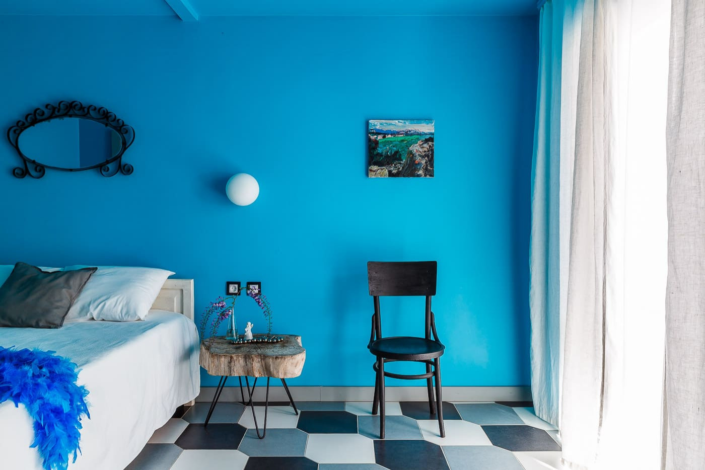 Обложка проекта: Дизайн-отель Blaga Dom. Бирюзовый номер