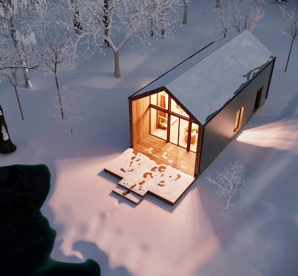 Обложка проекта: Новогодний барнхауз