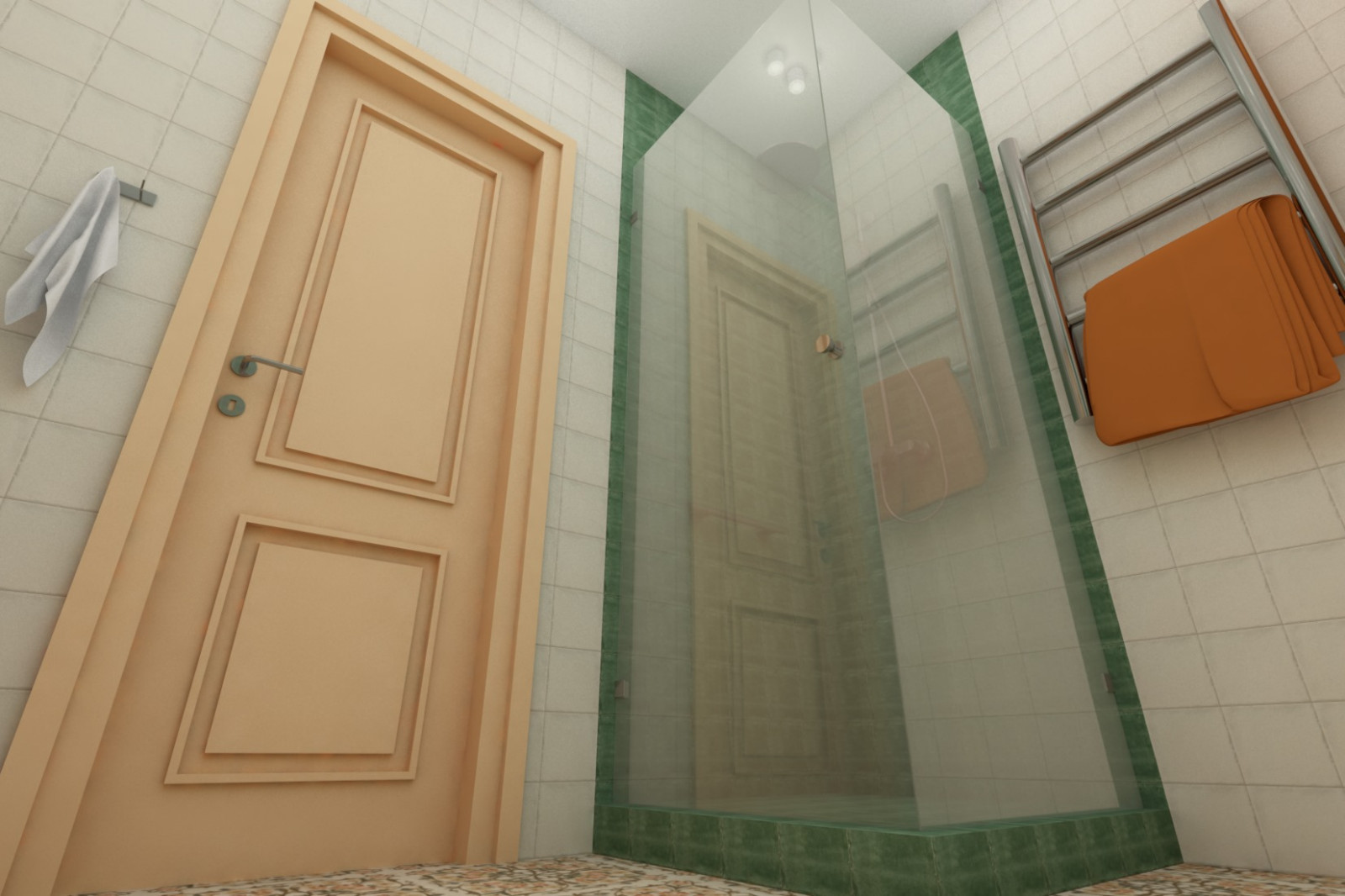 Дизайн проект совмещенного сан узла в частном доме