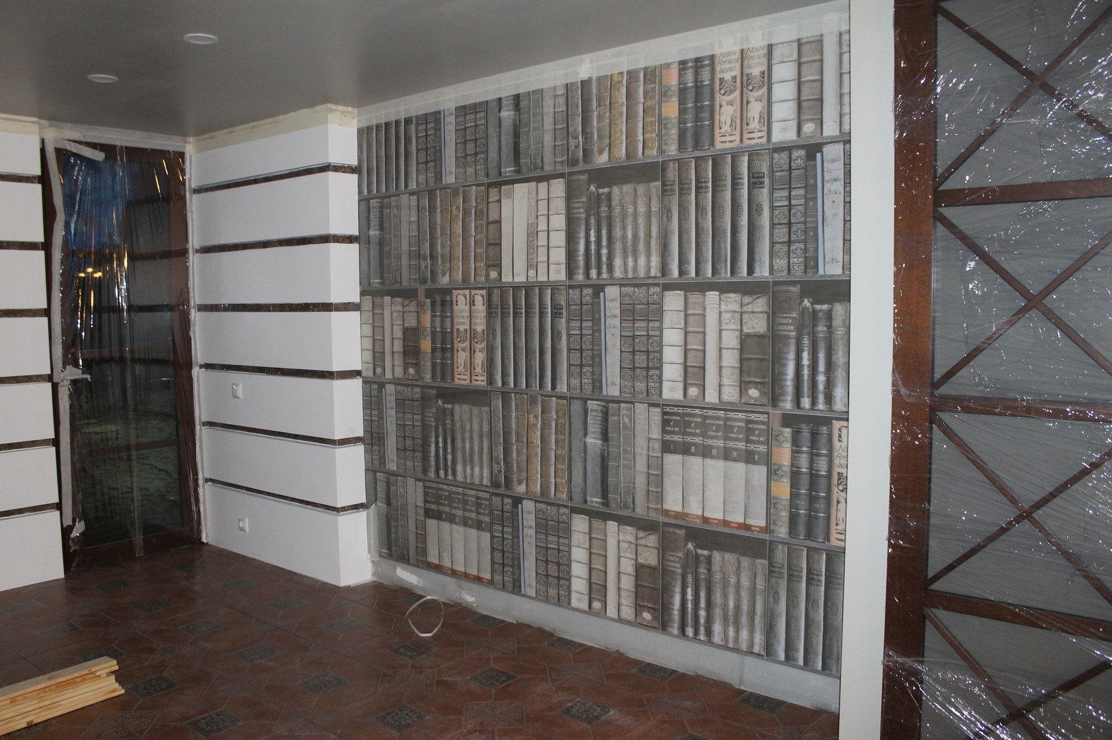 Кухня-столовая. Заородный дом.