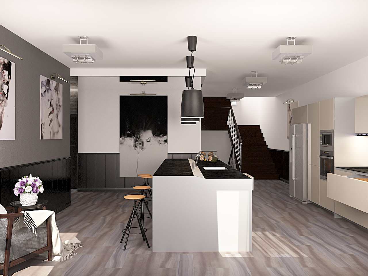 Коттедж + ландшафт. Балаково