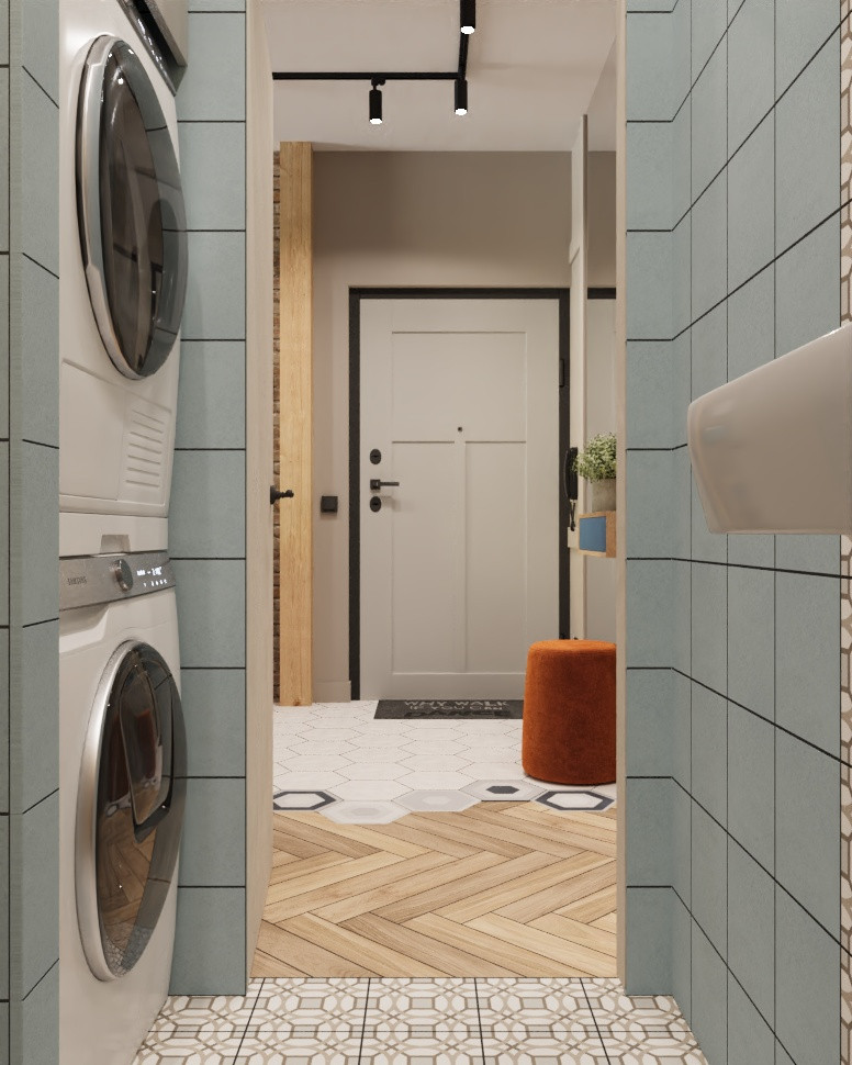 Проект квартиры для девушки 67 кв.м