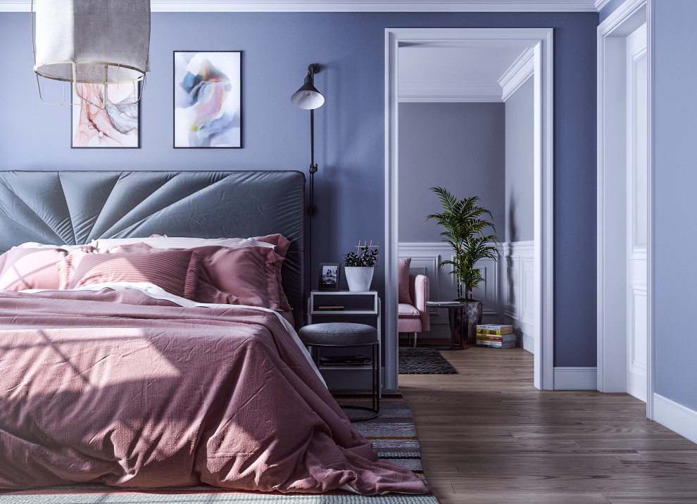 Дизайн-проект гостиной-спальни