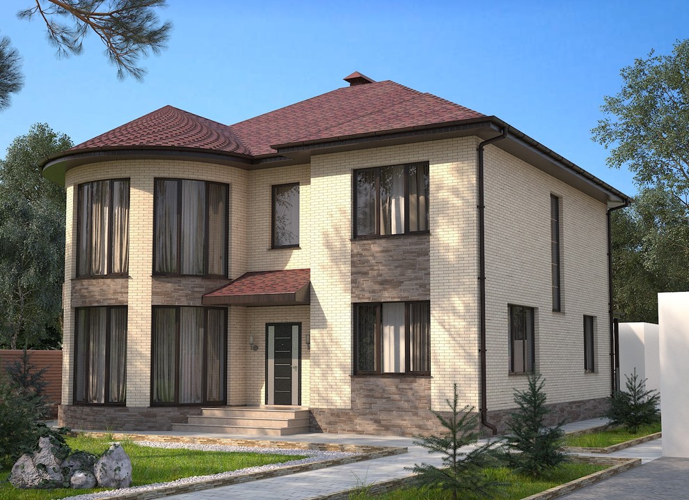 Двухэтажный жилой дом