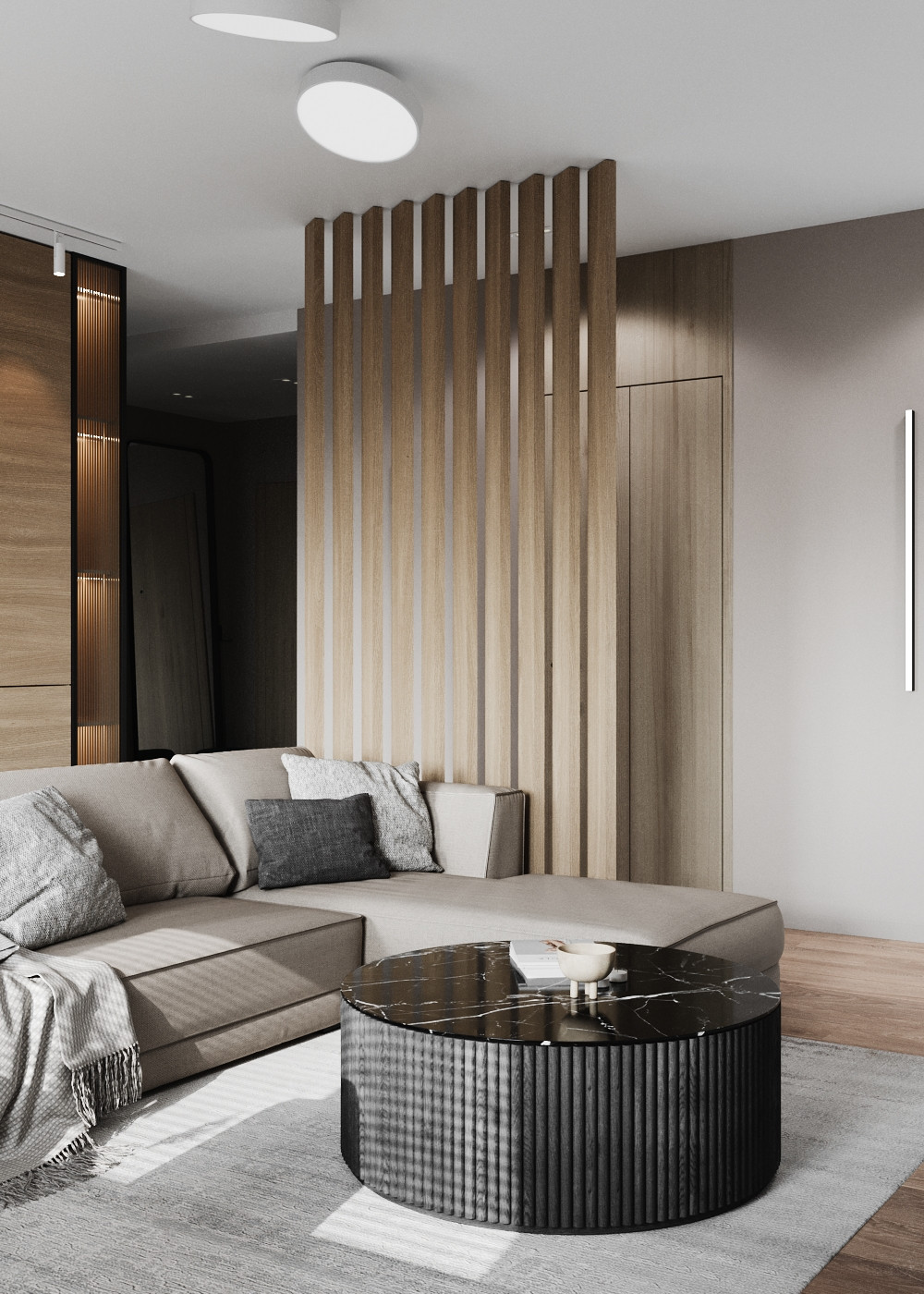 ЖК Гранит, кухня-гостиная