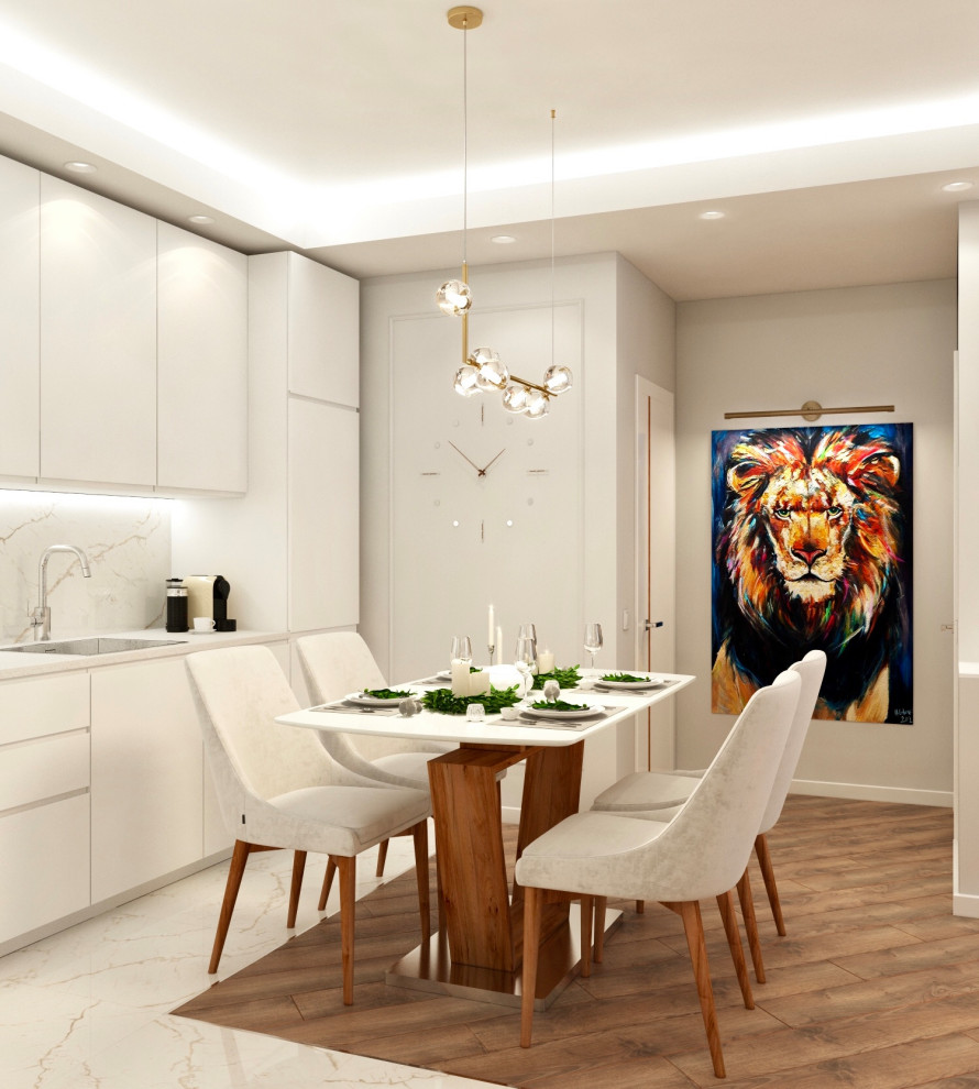 Обложка проекта: Трёхкомнатная квартира в ЖК Хорошевский