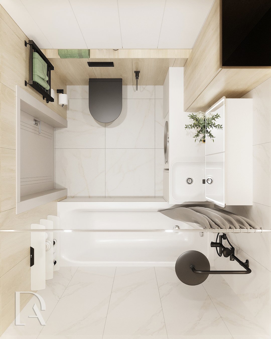 Ванная комната 3,9 м2