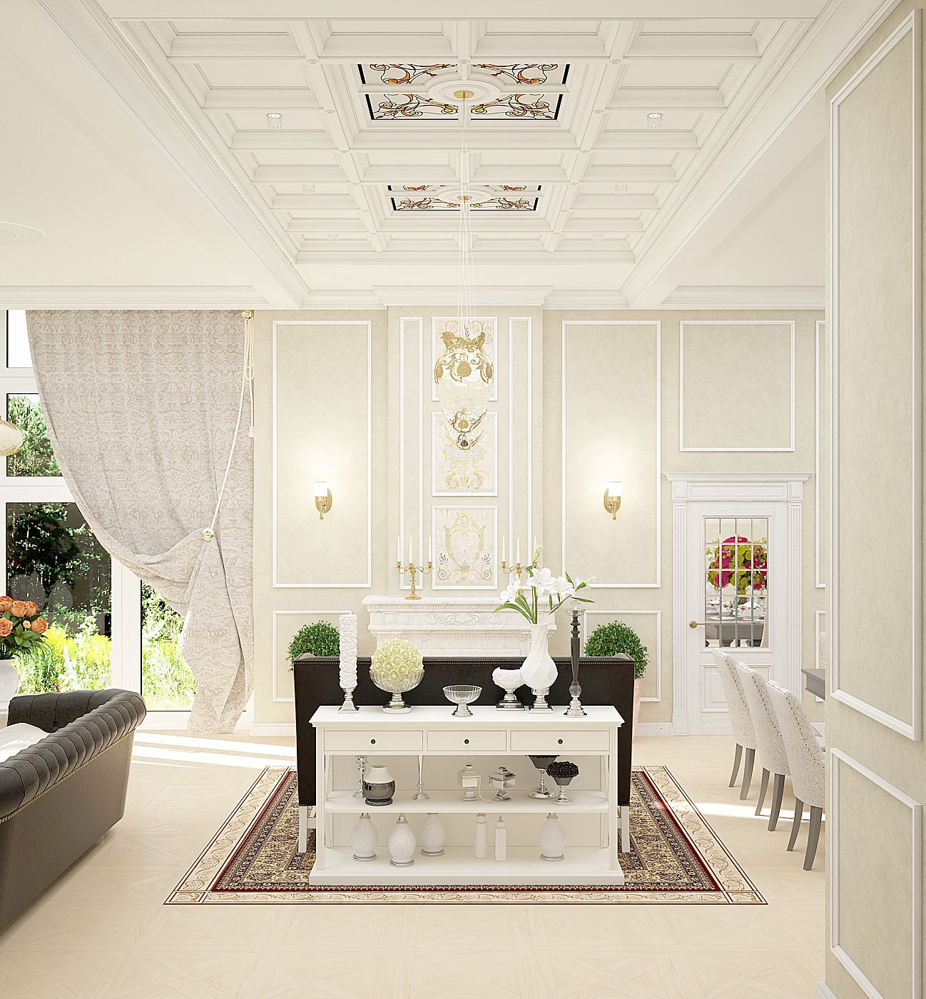 Дизайн интерьеров особняка.Классика