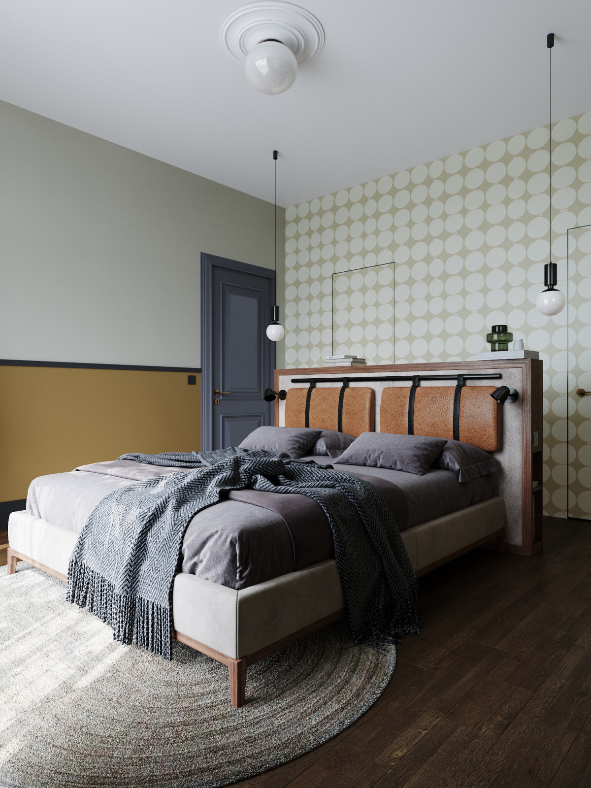 Атмосферная квартира с панорамными окнами