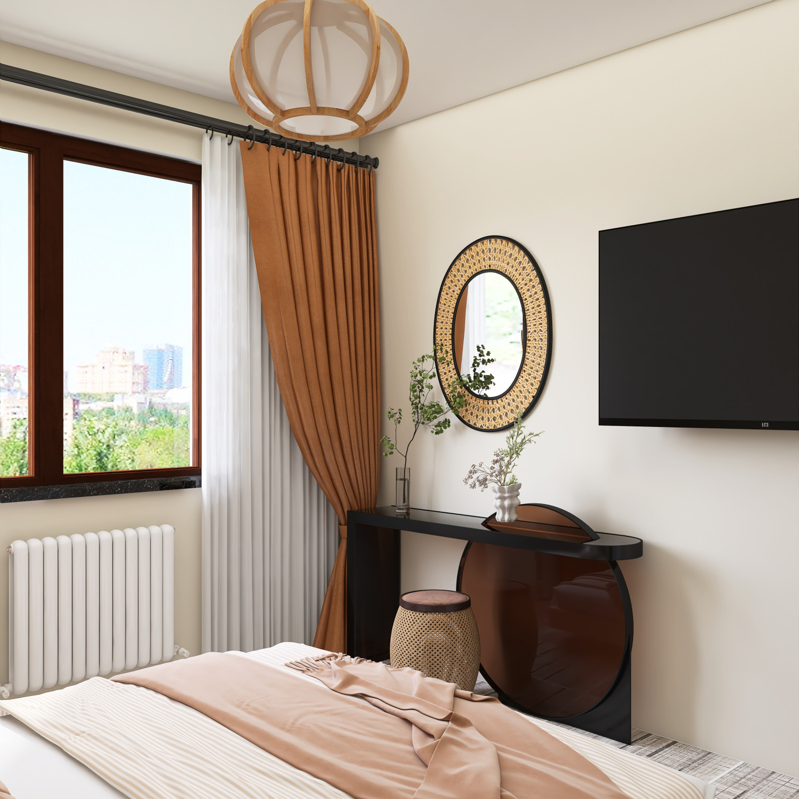 Квартира в центре Екатеринбурга в стиле Джапанди