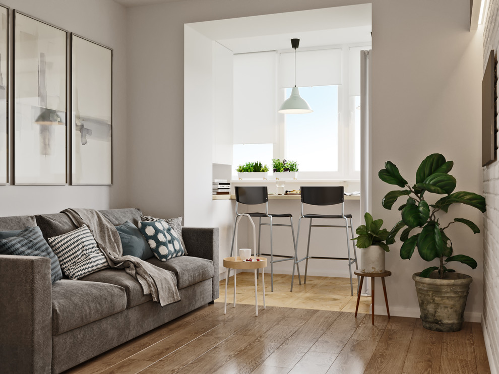 Проект однокомнатной квартры в г. Сургут