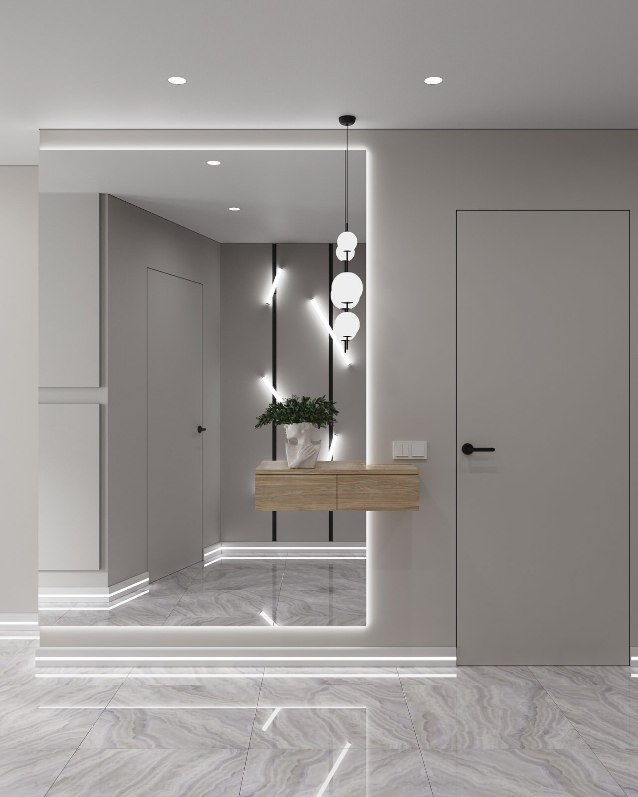 Дизайн квартиры сложной планировки