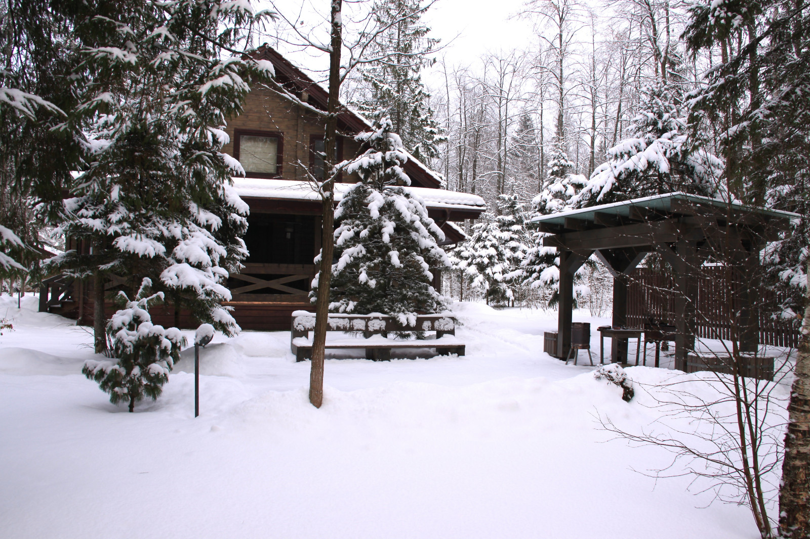 Дом из клееного бруса "Мезонин"
