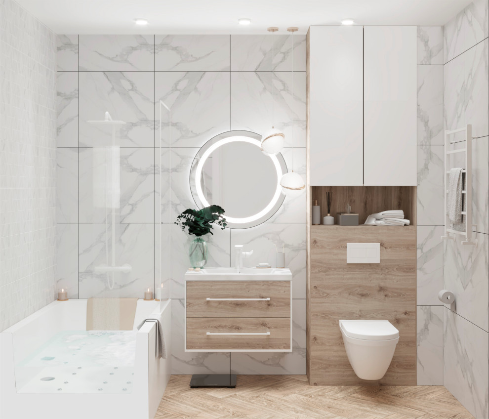 Двухкомнатная квартира в нейтральных тонах