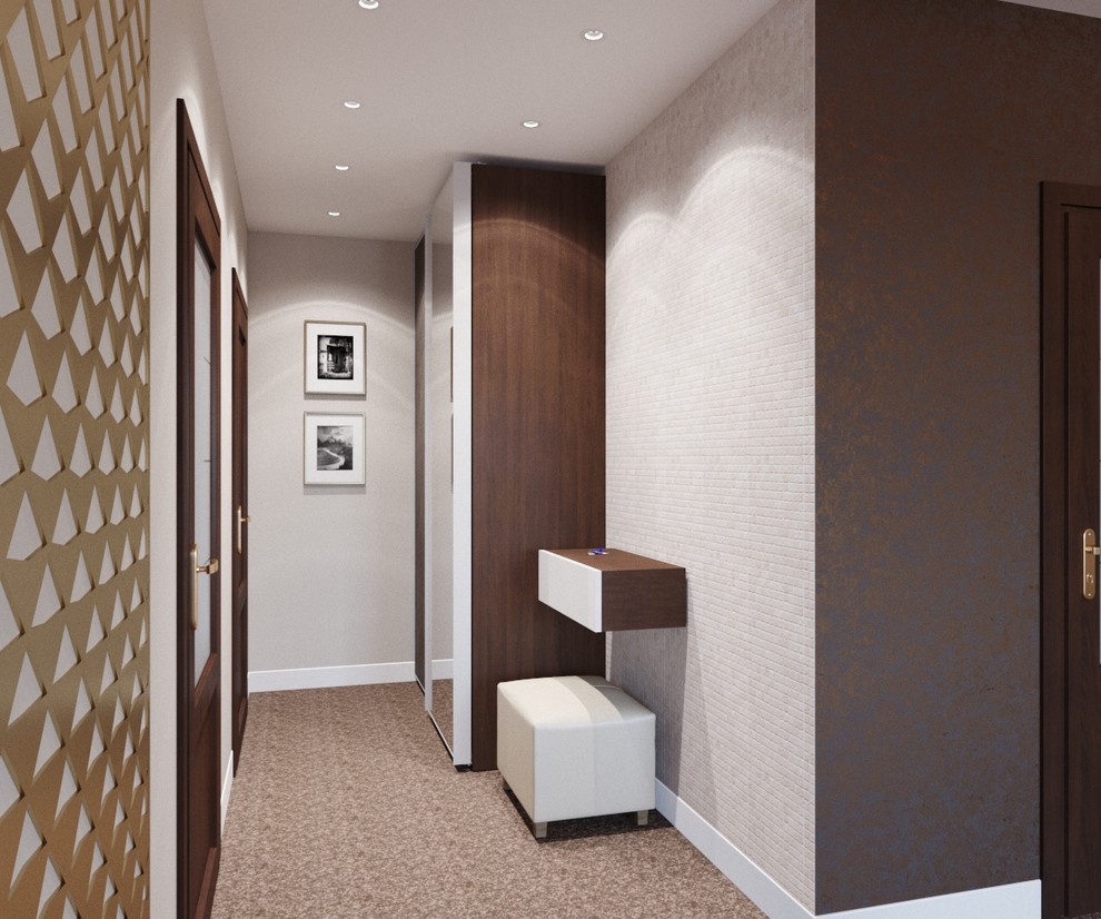 Мужская квартира в шоколадных тонах