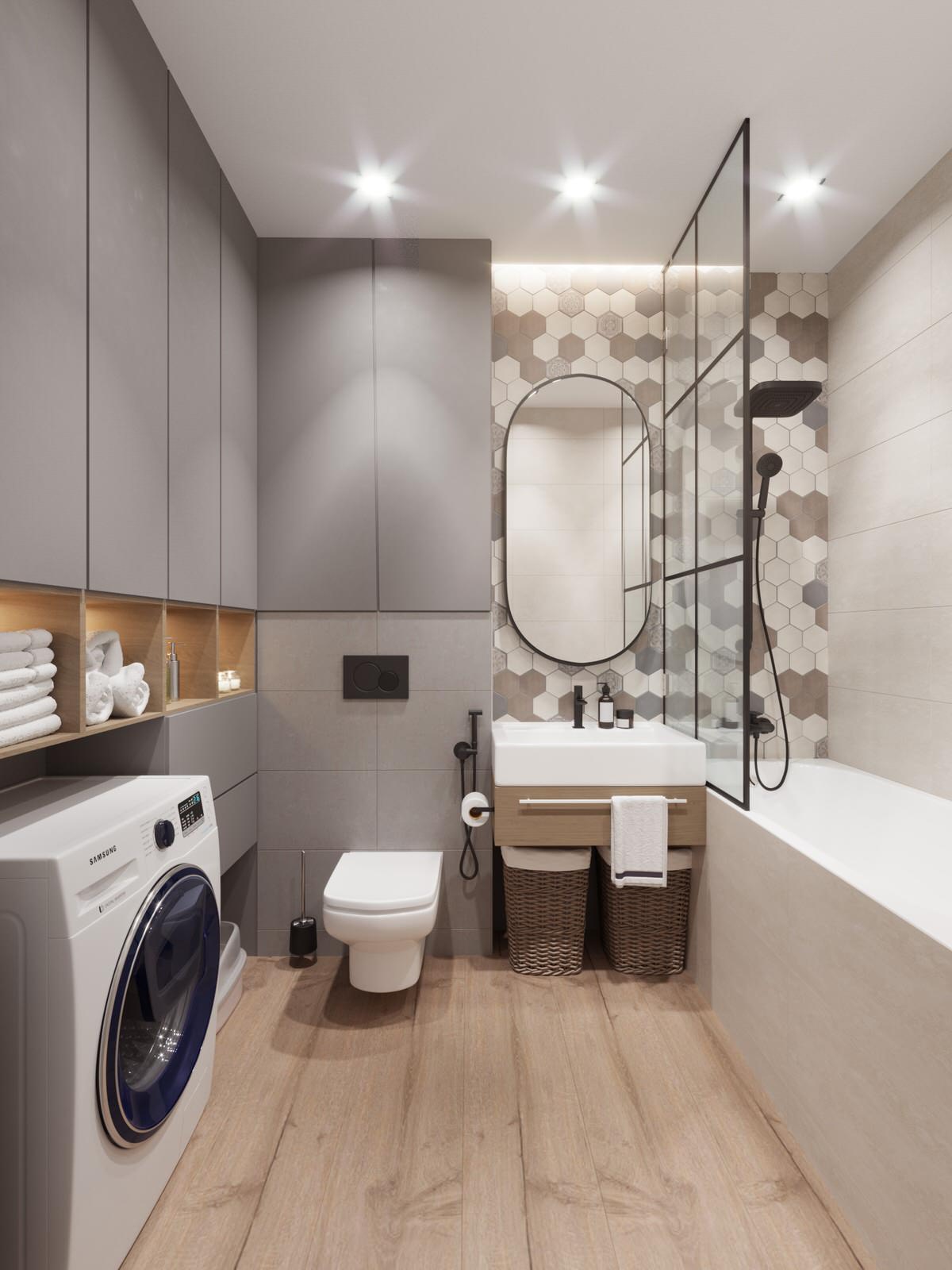 интерьер квартиры 72 квм. г. Новосибирск