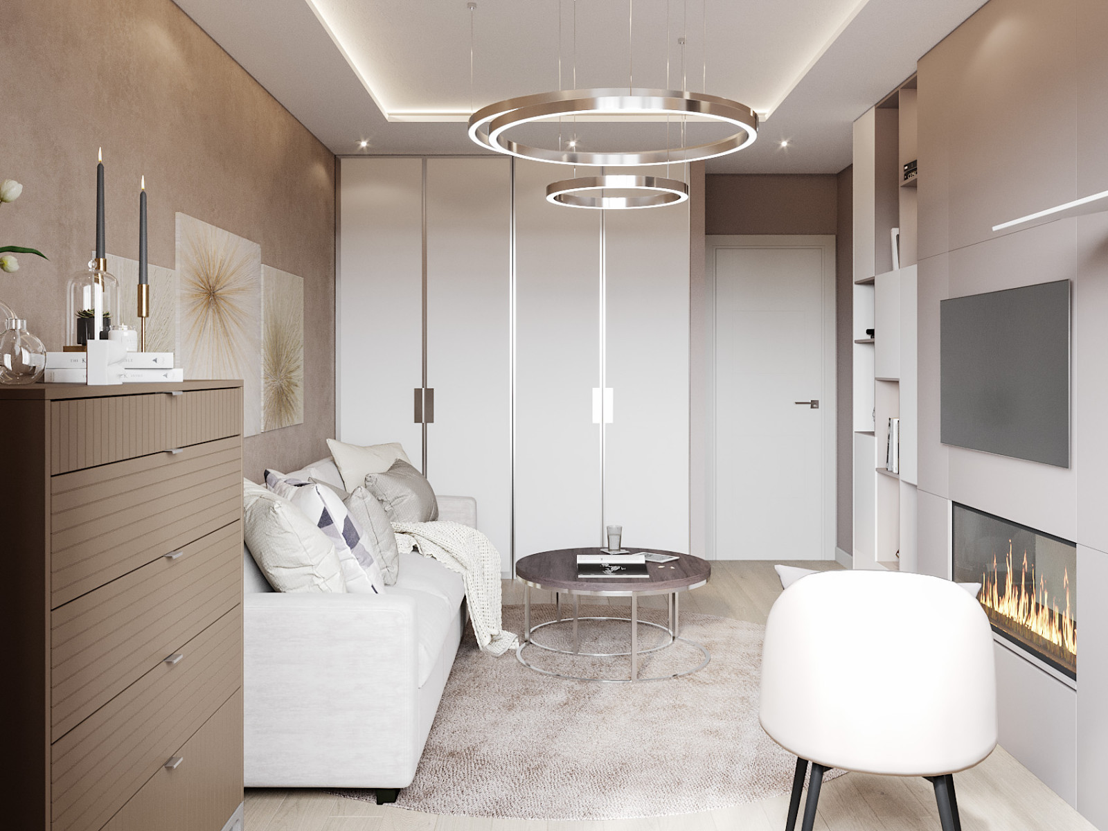 Valencia. Дизайн-проект квартиры, 58 кв.м