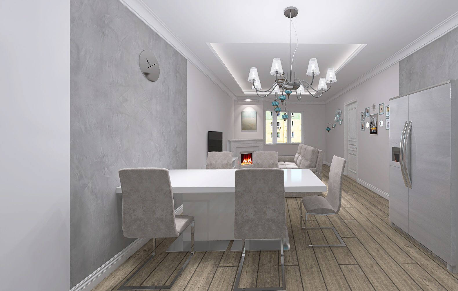 Перепланировка квартиры площадью 96 м2