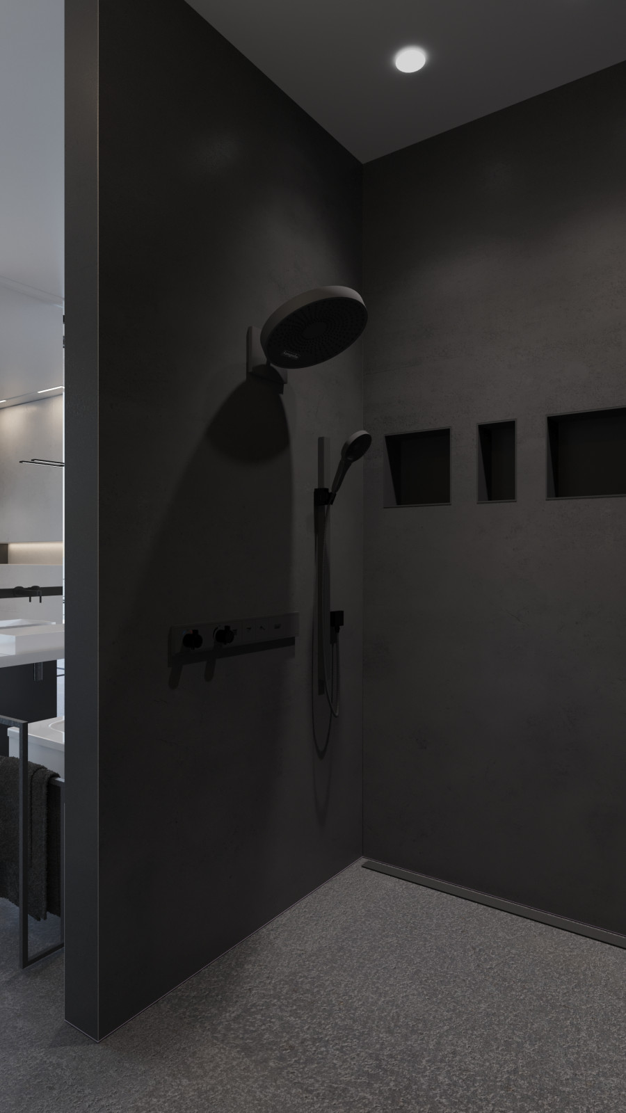 Визуализация для проекта коттеджа студии 13/72