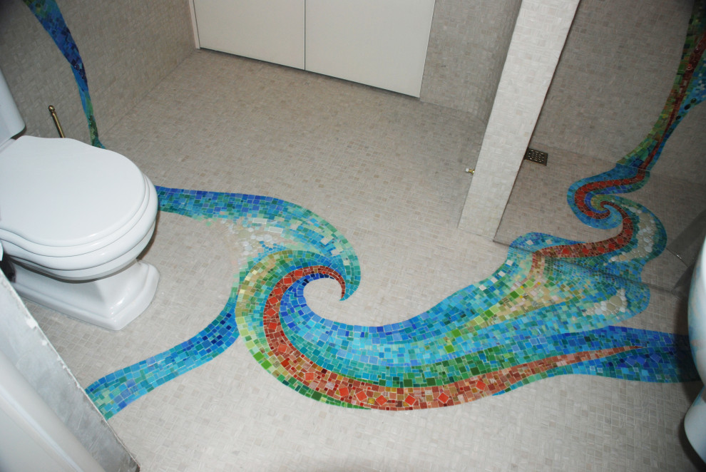 Colorful abstract art mosaic