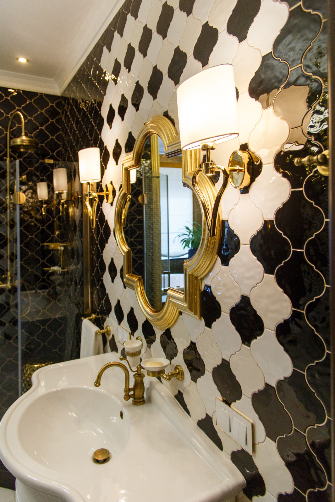 Интерьер загородного дома с двусветным пространством