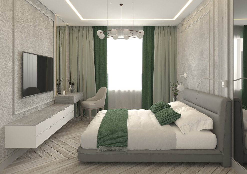 Обложка проекта: Серый-зеленый оазис: гармония контрастов