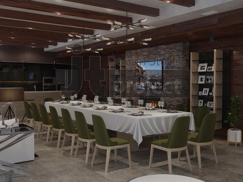 Дом в стиле Шале (800 кв.м)