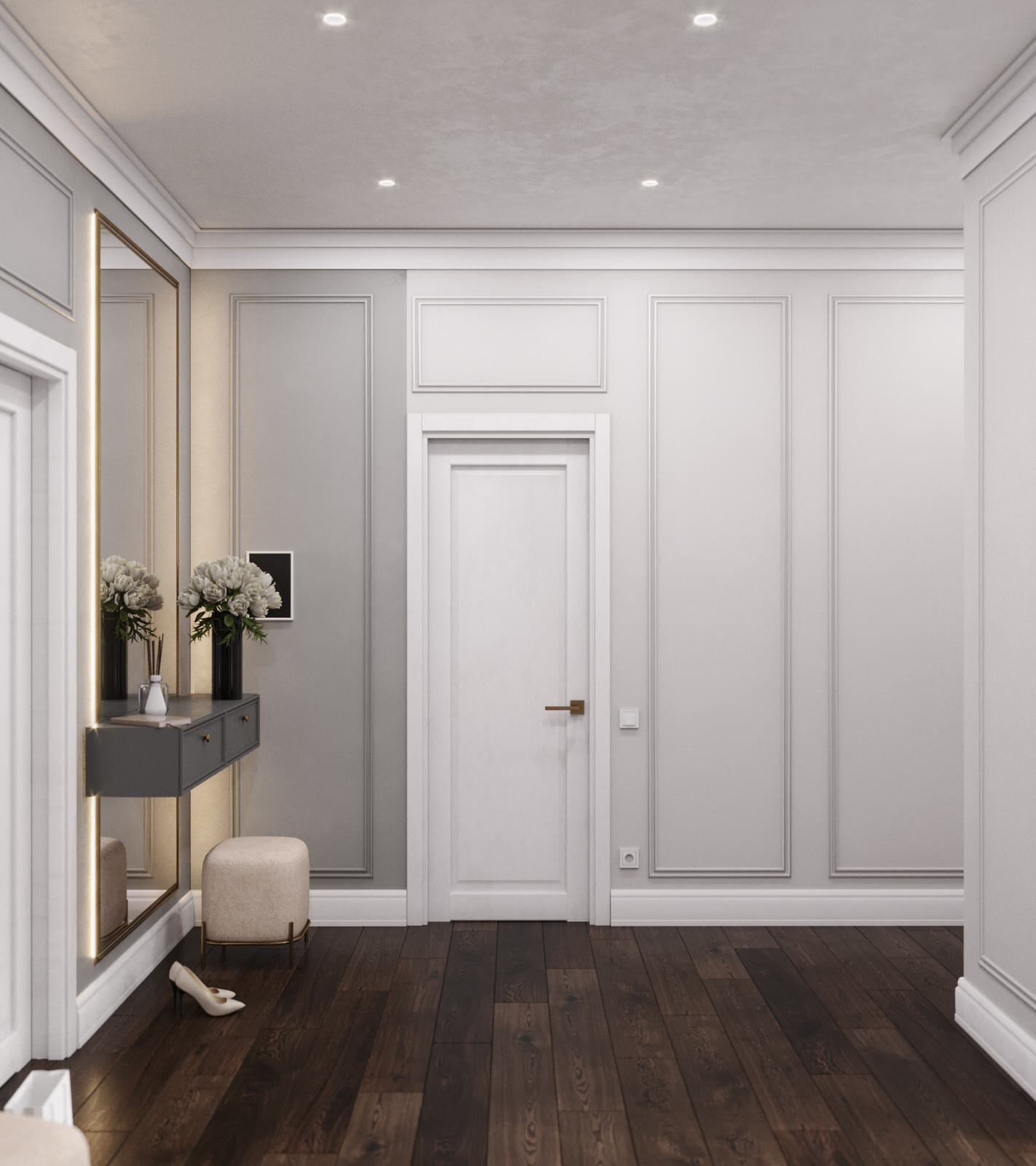 Проект интерьера квартиры в ЖК «Солнечный Олимп»