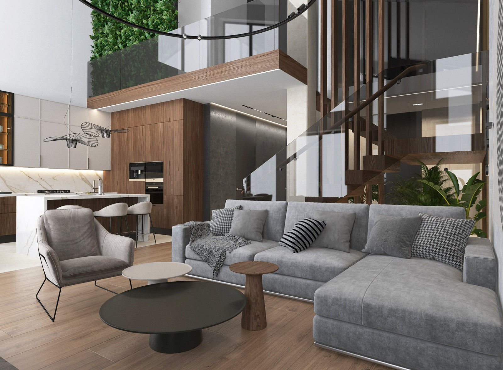 Обложка проекта: Подмосковные просторы 236 m2