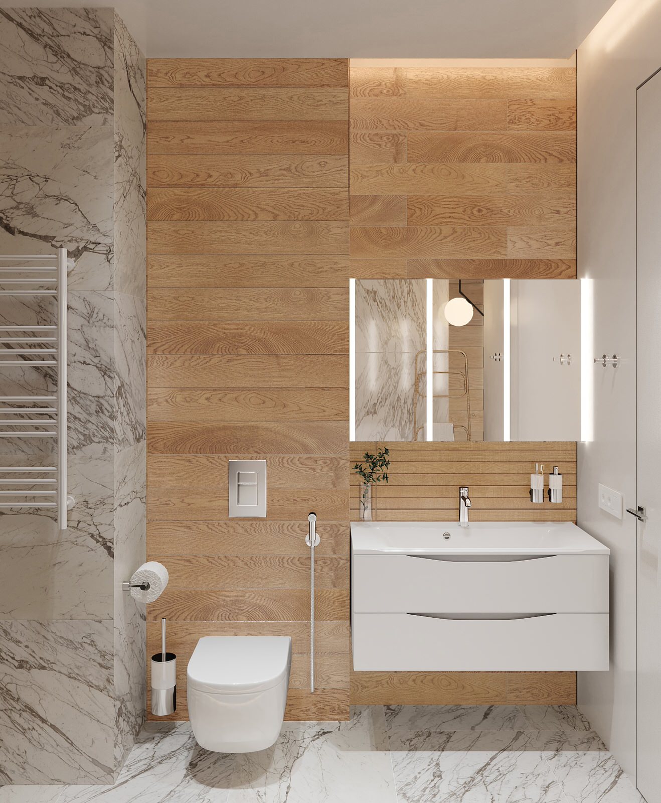 СВЕТЛЫЙ ИНТЕРЬЕР В ЖК ДОНСКОЙ ОЛИМП