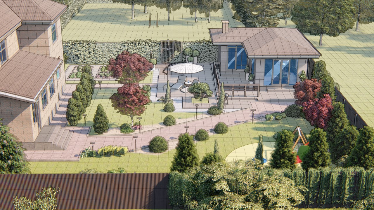 Архитектурные проекты коттеджей, ландшафтный дизайн