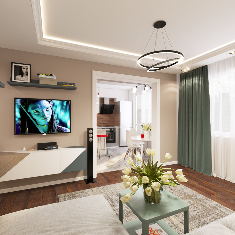 Обложка проекта: Дизайн Кухни-Гостиной