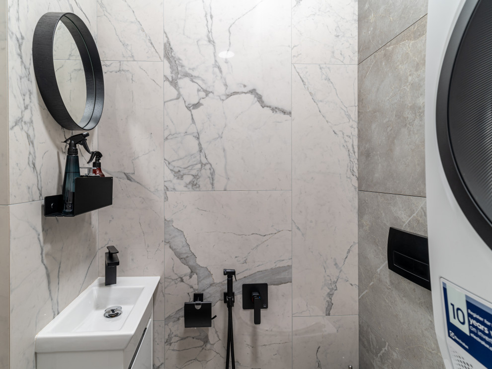 Дизайнерский интерьер московской квартиры 64 м2 ""