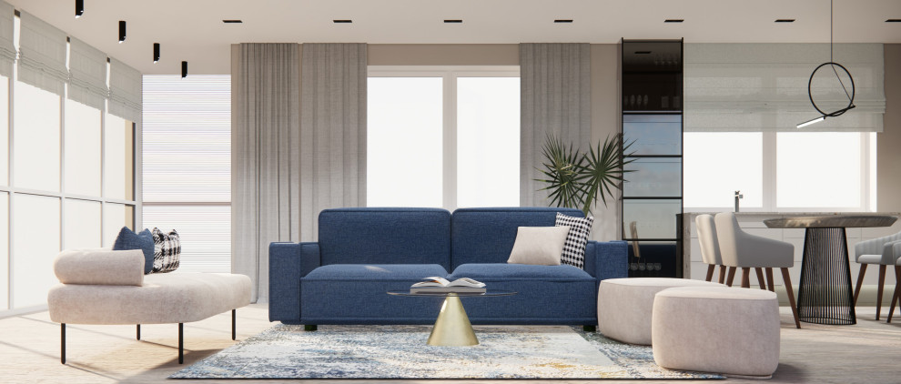 Обложка проекта: г. Владивосток, Очаковская 7, 2-х комнатная квартира 99 м2