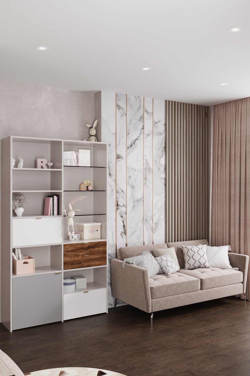 Квартира 110 кв. м. в современном стиле ЖК Red Side.