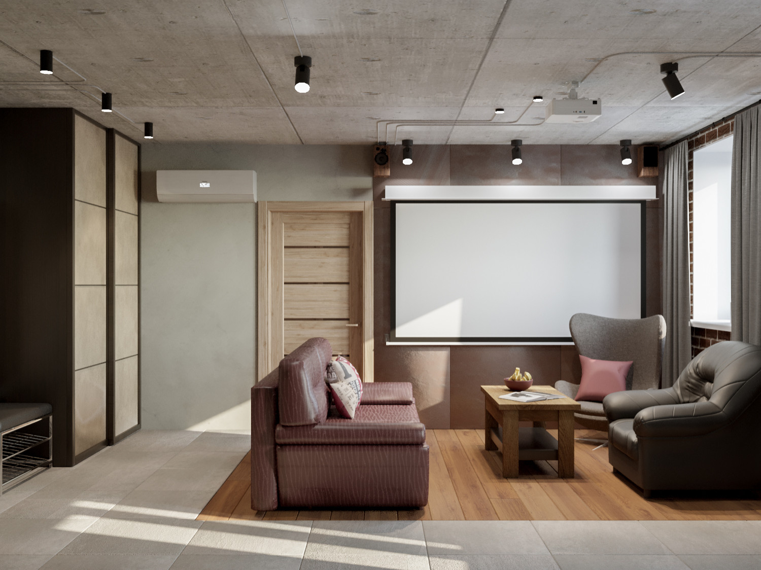 Квартира в стиле лофт