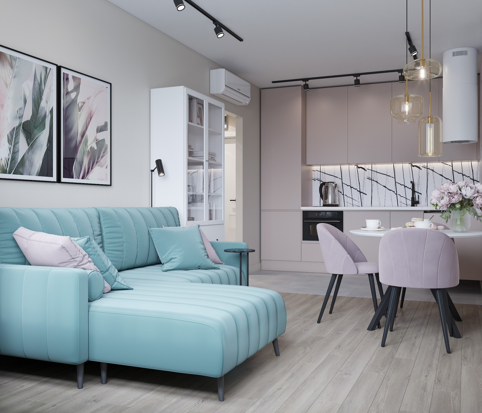 Обложка проекта: 2шка с отделкой от застройщика, 50 м2 ЖК Кольская 8