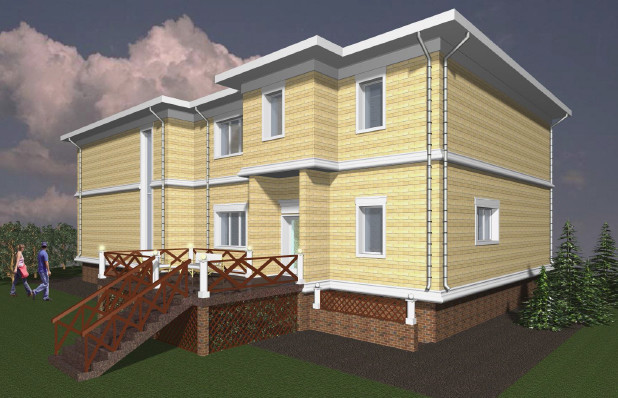 Рабочий проект жилого дома 550 кв.м